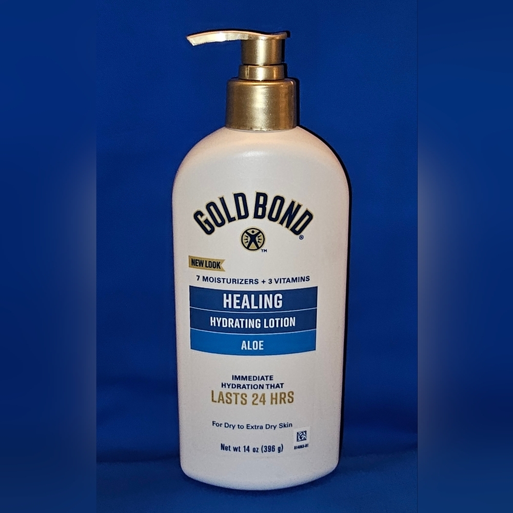 Gold Bond Healing 24hr Hydrating Pump Lotion 14oz w/ Aloe Dry Skin Therapy NEW